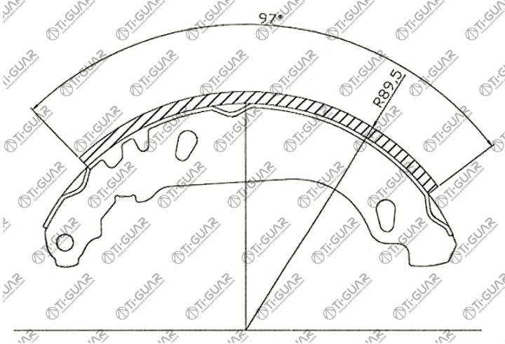 Тормозные колодки TG-D0556/FN0556* Ti·GUAR
