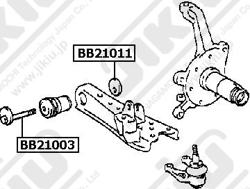 Болт с эксцентриком BB21003 * JIKIU Болт с эксцентриком BB21003 * JIKIU