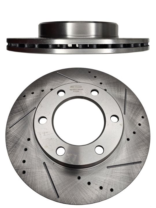 Диск тормозной правый TG-BDP0005/43512-60100 *Ti•GUAR (перфорированный) Диск тормозной правый TG-BDP0005/43512-60100 *Ti•GUAR (перфорированный)